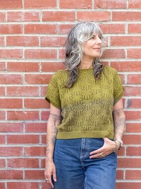 Curator SF Rosey Sweater - XL/2XL - Avocado Green